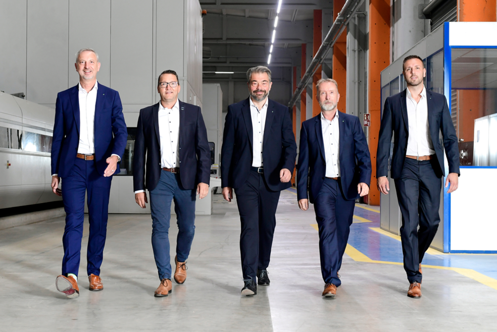 Marco Jacob, Oliver Hettstedt, Franz-Josef Willems, Uwe Witt, Oliver Steinacker (v.l.n.r.) iek_vorstand