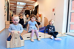 Einweihung des Bewegungsparcours Einweihung des Bewegungsparcours